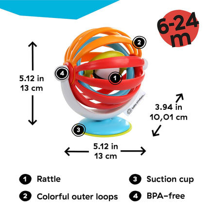 Sticky Spinner Toy for High Chair – BPA-Free, Fun Activity Toy for Babies 3+ Months