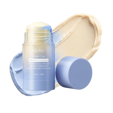 Bentonite Clay Mask Stick 1.41oz, Kaolin Tea Tree Vitamin C Pore Refining Mask