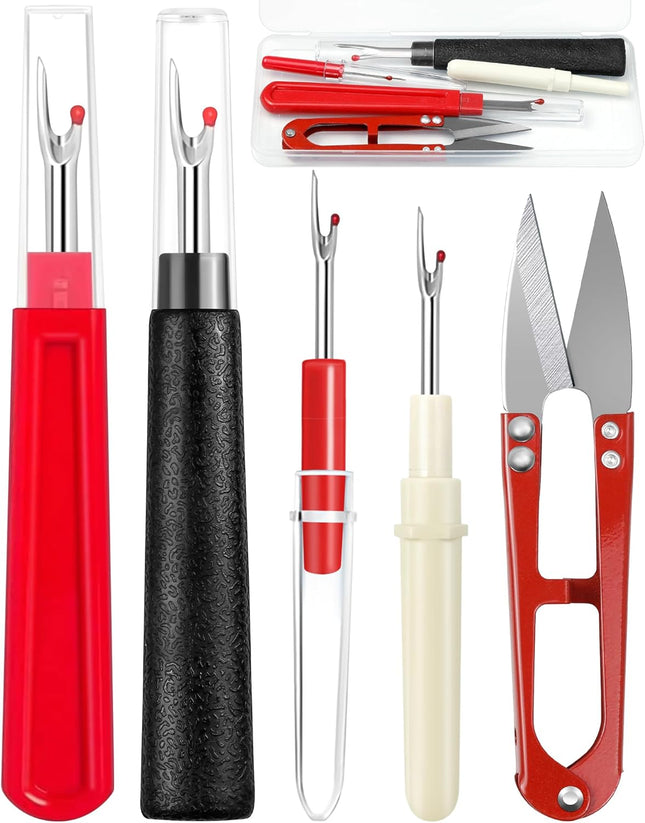 4PCS Stitch Remover Tools Thread Ripper Set for Sewing & Embroidery