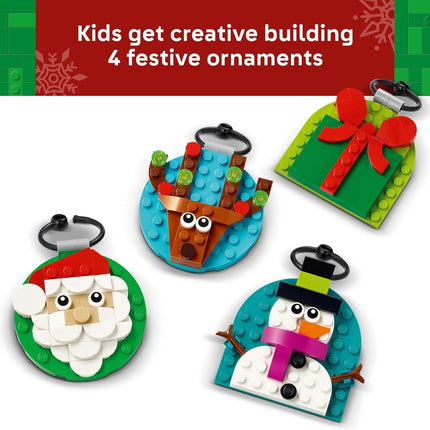 Christmas Ornament Craft Toys – Fun Building Set for Kids 6+ Holiday Decorating