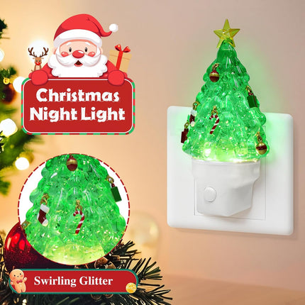 Christmas Tree Night Light – Plug-In LED Nightlights for Home & Bedroom