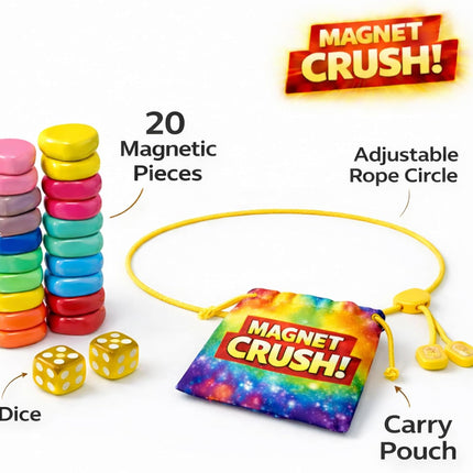 Magnet Crush Magnetic Strategy Board Game Rainbow for Kids Adults Ages 9+