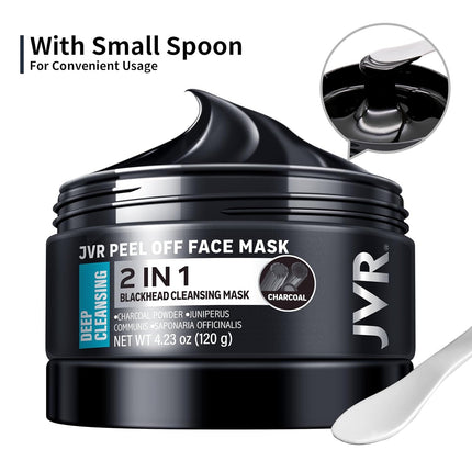Charcoal Peel Off Face Mask for Men for Blackhead Removal and Deep Cleansing