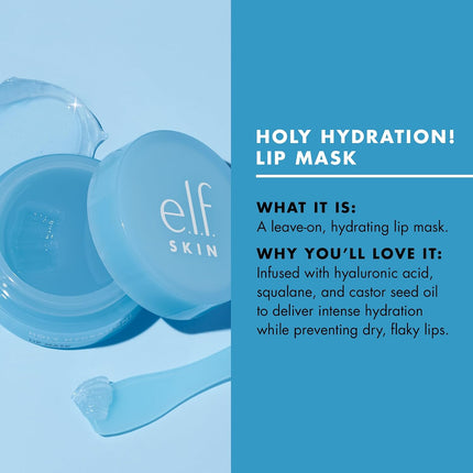 SKIN Holy Hydration Lip Mask, Hyaluronic Acid Moisturizing Mask for Softer Lips