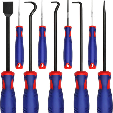 9PCS Precision Pick & Hook Set – Automotive & Electronics Tools with Scraper (W000846A)