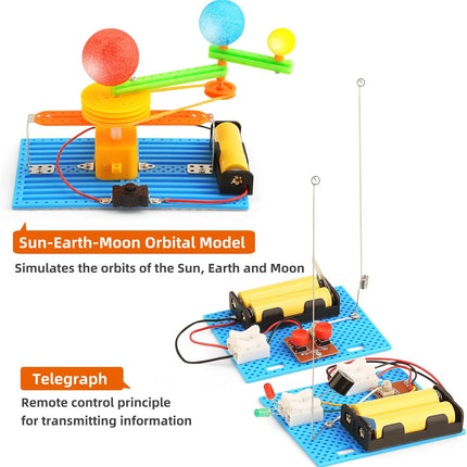 Kids Robot Science Kit Engineering Experiment Toy Educational STEM Gift