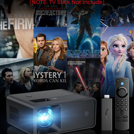 Home Projector 2025, Small 1080P, iOS/Android/USB/HDMI Support