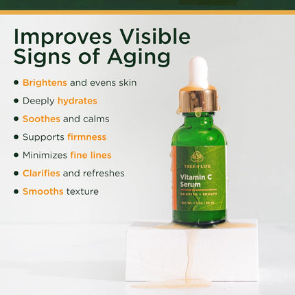 Vitamin C Skincare Set – Brightening Face Oil & Serum with Hyaluronic Acid