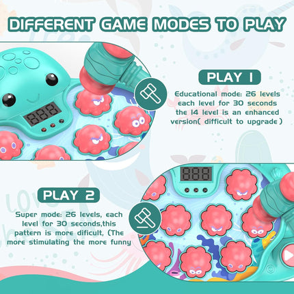 Vitality Strike Game – Musical Whack-A-Mole Toy with Digital Score for Kids