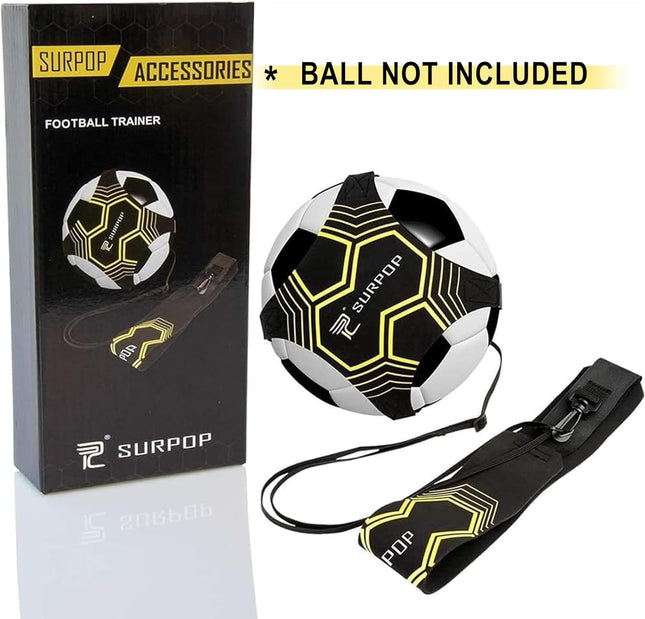 Soccer/Volleyball/Rugby Solo Trainer – Adjustable Kick & Throw Belt