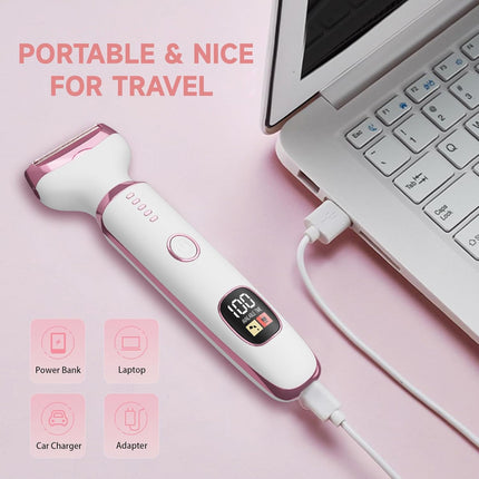 5 in 1 Electric Razor for Women Facial Eyebrow Nose Hair Bikini Trimmer