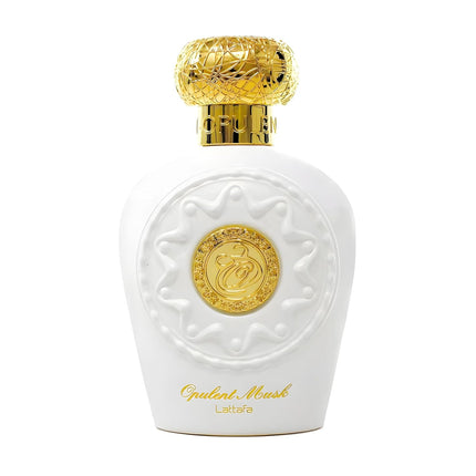 Lattafa Opulent Musk Women’s Eau de Parfum 3.4 oz White Musk Amber Perfume