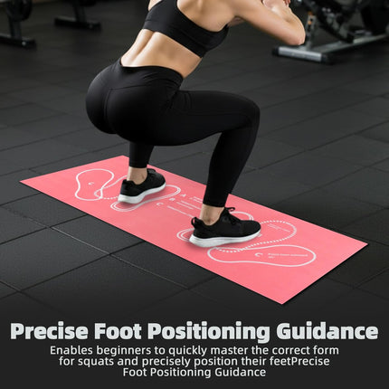 31" Squat Pad Non Slip Stabilizing Mat for Squats Lunges and Leg Workouts