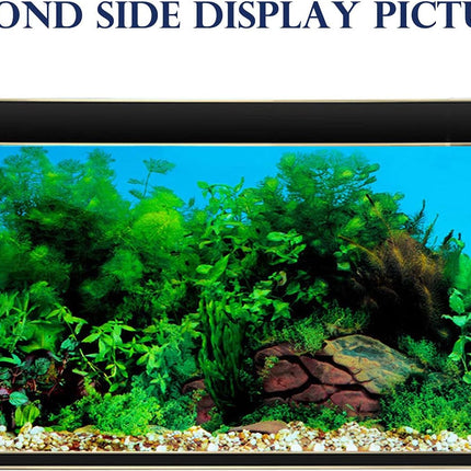 Aquarium Background Sticker 15.7 x 40 Inch PVC Fish Tank Seaweed Plant Wallpaper