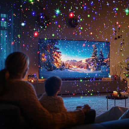 Laser Christmas Projector Lights – Outdoor Waterproof Star Show w/ Remote