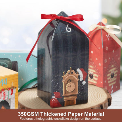 25PCS Christmas Countdown Boxes – DIY Numbered Advent Calendar for Family & Friends