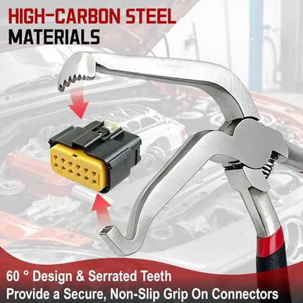 10PCS Electrical Connector Disconnect Pliers Set for Cars, Trucks & SUVs, Wiring Tools