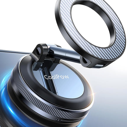 Magnetic Car Phone Holder, Vacuum Suction MagSafe Mount for iPhone 17/16