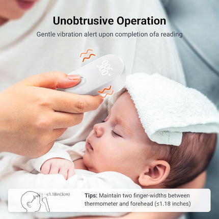 No-Touch Forehead Thermometer PT3, 1s Fast Accurate Digital LED, 3-Sensor, Quiet