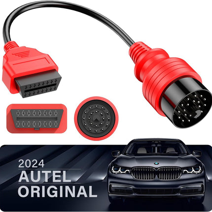 20 Pin to 16 Pin OBD2 Cable for BMW – OBD1 to OBD2 Diagnostic Adapter, OE Quality