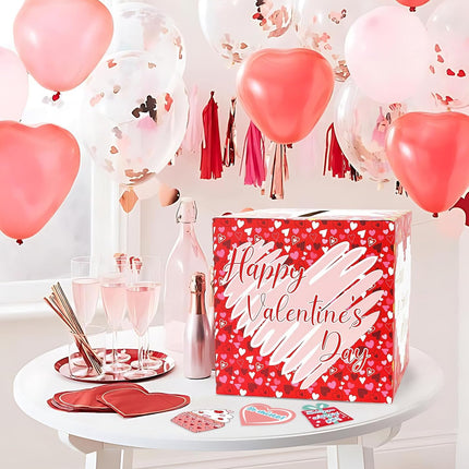 Valentine’s Cards Box for Kids: 30 Heart Cards & 5 Teacher Cards for Classroom Exchange
