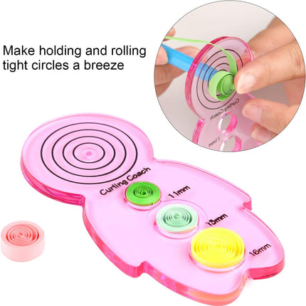 15 PCS Paper Quilling Kit 29 Colors 600 Strips DIY Craft Handcraft Tool Set