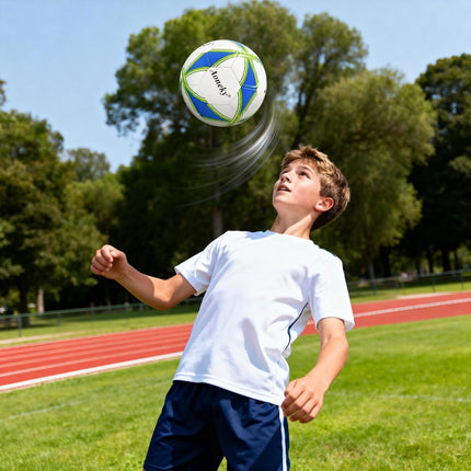 Soccer Ball with Pump Official Size Training Football Indoor Outdoor Play