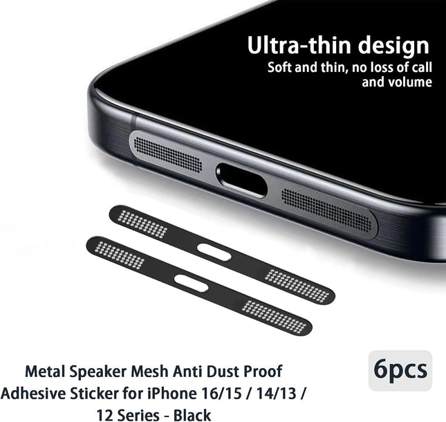 iPhone 17 Metal Dust Mesh & USB-C Port Cleaning Brush – iPhone 15/16/17