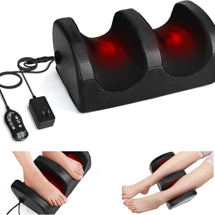 Foot Massager Machine with Rollers Open Design Pain Relief Relaxation