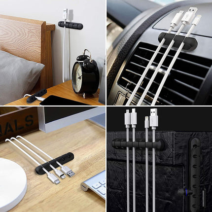 3PCS Cable Management Clips Self Adhesive Cord Organizer for Wires
