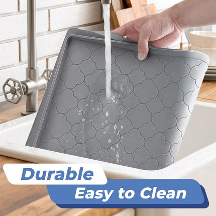 Waterproof Under Sink Silicone Mat 34"x22" – Cabinet & Shelf Protector