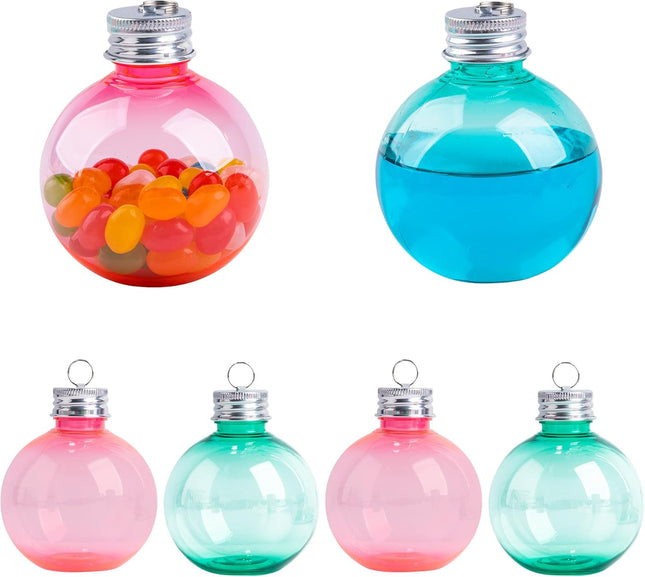 Christmas Shot Glass Ornaments – 6 PCS Spirit Glass Holiday Decor
