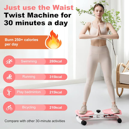 Waist Twister Machine for Effective Core Toning and Weight Loss – Home Gym Must