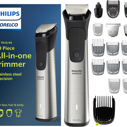 Philips Multigroom 7000, 19-Piece Men's Grooming Kit with Beard & Hair Trimmers