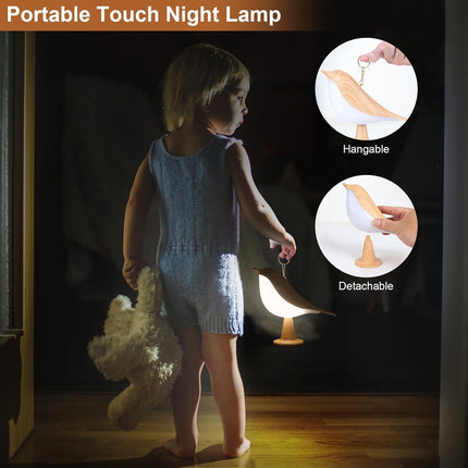2-Pack Bird Night Lamps – Cordless Touch Dimmable Lights