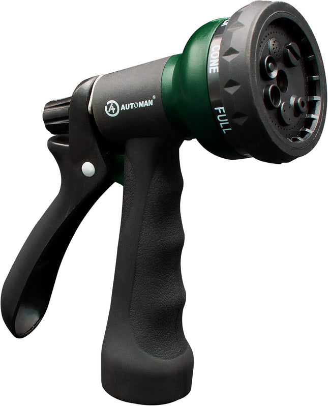 Garden Hose Nozzle – ABS Water Spray with 7 Adjustable Patterns for Lawn & Cleaning