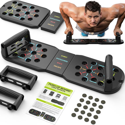 Push Up Board with Handles 20 Positions for Men Home Workout Equipment
