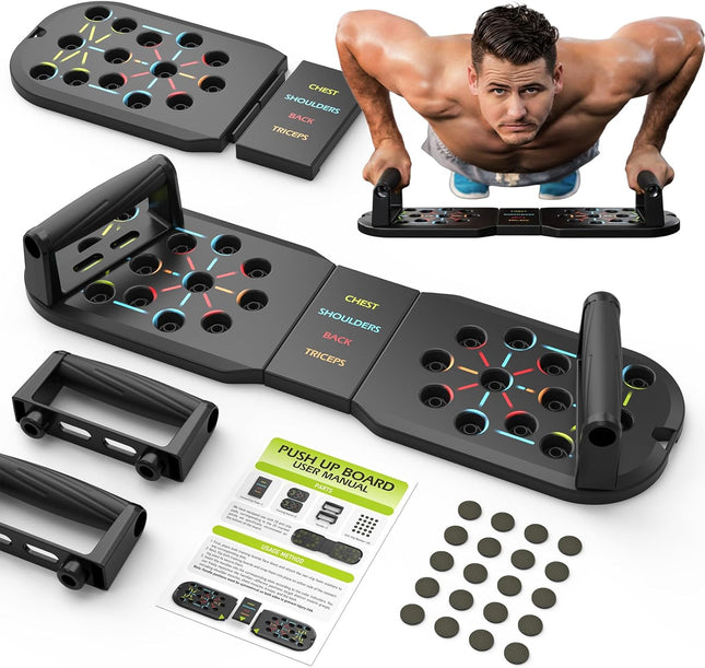 Push Up Board with Handles 20 Positions for Men Home Workout Equipment