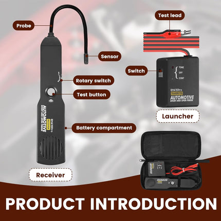 EM415Pro Automotive Circuit Finder – 6-42V Short/Open Finder & Fault Locator Tool