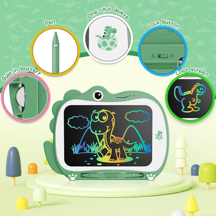 Dinosaur LCD Writing Board 8.5" – Toddler Drawing & Learning Toy, Ages 3-6