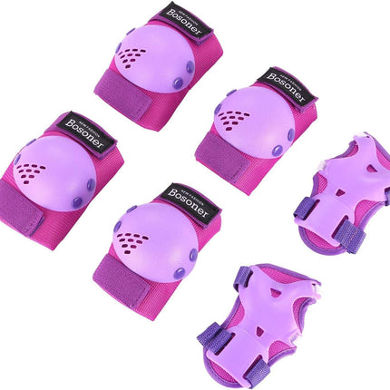 Kids Youth Protective Gear Set, Knee Elbow Pads & Wrist Guards Ages 3-15