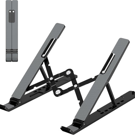 Portable Adjustable Laptop Stand Foldable Cooling Riser for Desk and Tablet