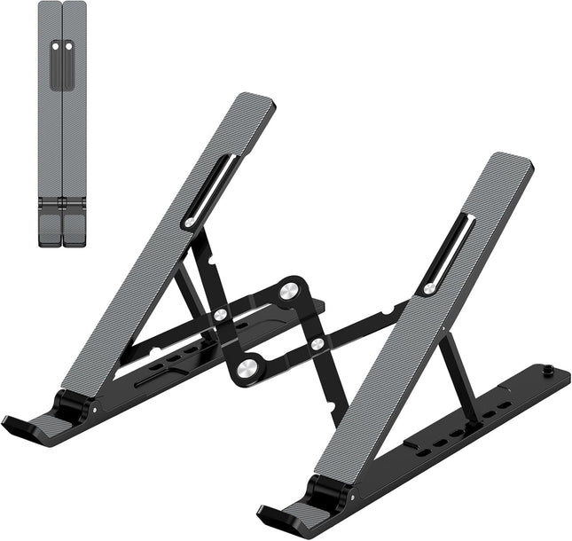 Portable Adjustable Laptop Stand Foldable Cooling Riser for Desk and Tablet