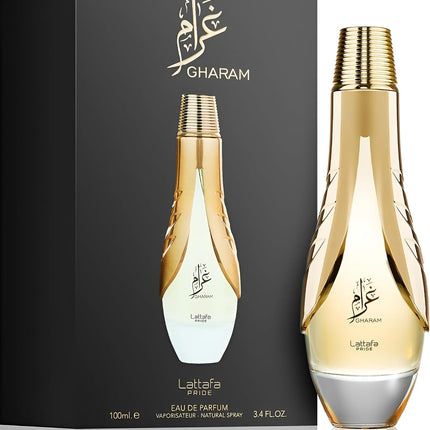 Lattafa Pride Gharam Perfume Unisex 100ml Eau de Parfum Fruity Floral Amber Fragrance