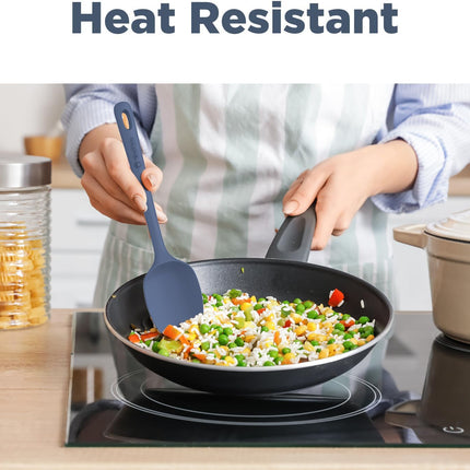 5-Piece Silicone Spatula Set – Heat Resistant Up to 600°F, Ergonomic Handle