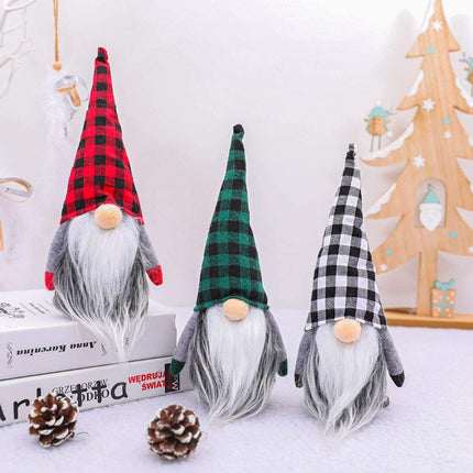 3PCS Santa Gnomes – Handmade Scandinavian Tomte Plush Christmas Table Decor