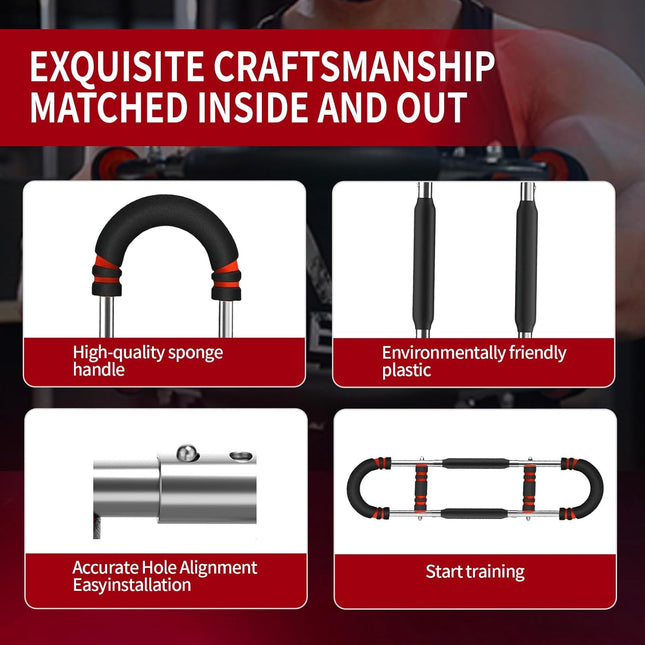 Twister Arm Trainer – Adjustable 66-110lbs Chest & Strength Workout Equipment