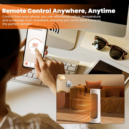 Smart WiFi Thermostat Outlet – Briidea, 110V/16A, Home & Greenhouse Use