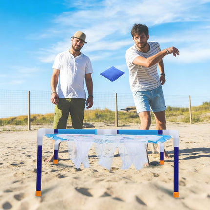 Bean Bag Toss Game for Kids, Portable Cornhole Set with Bean Bags, Indoor Outdoor Yard Toy