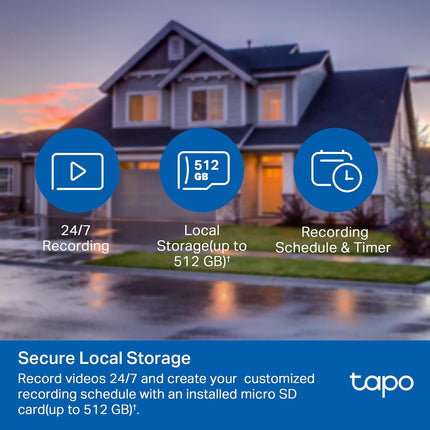 1080P Outdoor WiFi Camera – Pan/Tilt, Night Vision, Alexa & Google Compatible